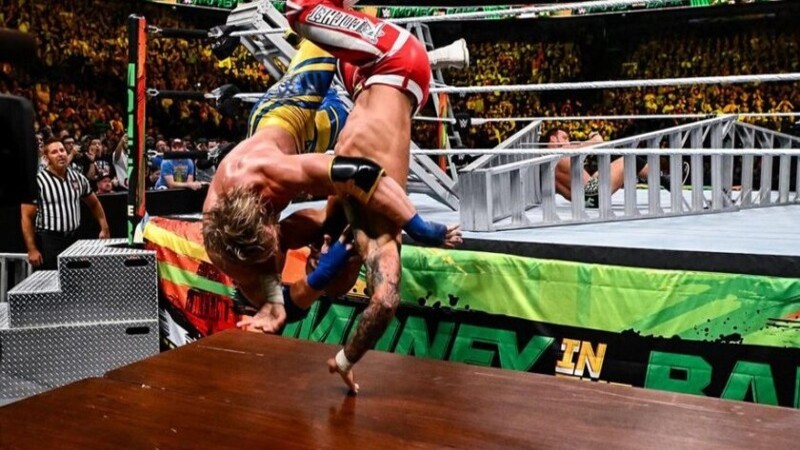 Logan Paul Ricochet WWE Money in the Bank