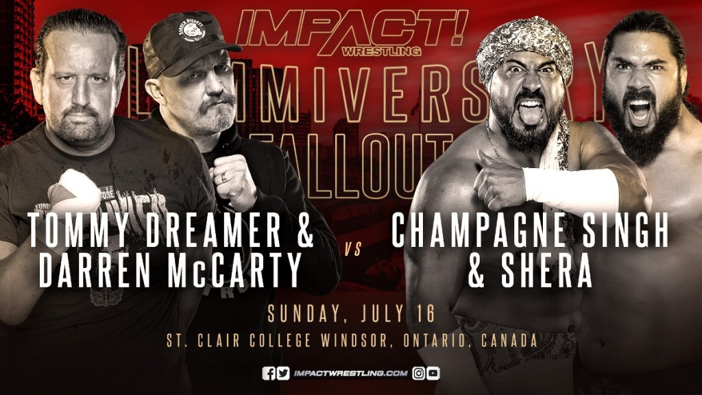 Tommy Dreamer Darren McCarty IMPACT Slammiversary Fallout