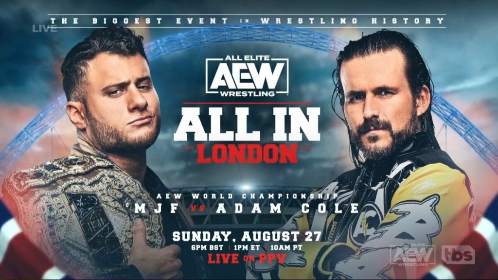 MJF Adam Cole AEW All In