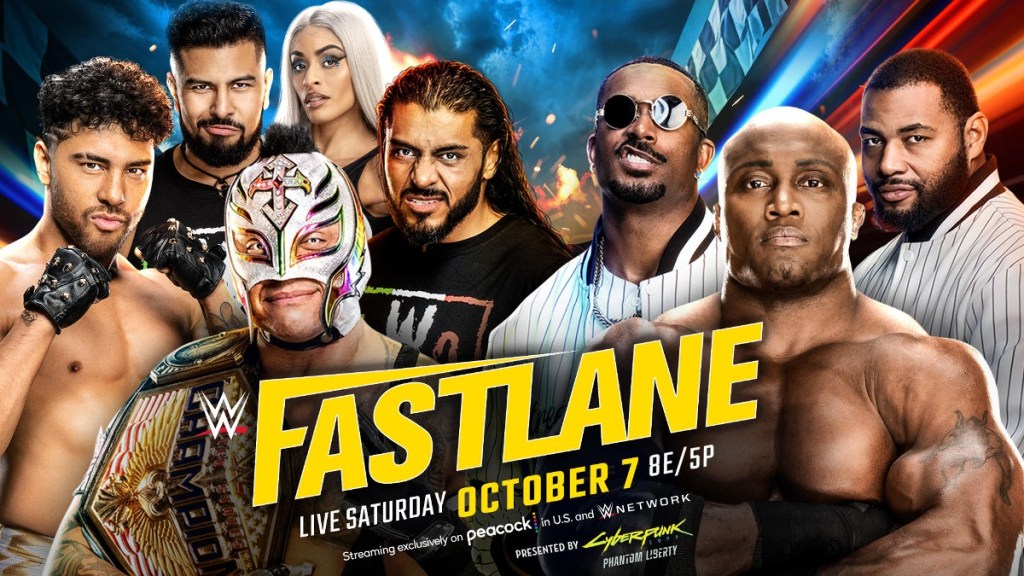 WWE Fastlane Bobby Lashley Rey Mysterio LWO Street Profits