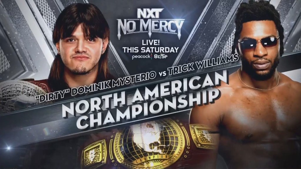 WWE NXT No Mercy Dominik Mysterio Trick Williams