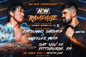 AEW Rampage Katsuyori Shibata Wheeler Yuta