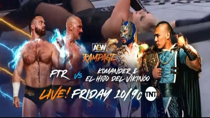 FTR Komander El Hijo Del Vikingo AEW Rampage