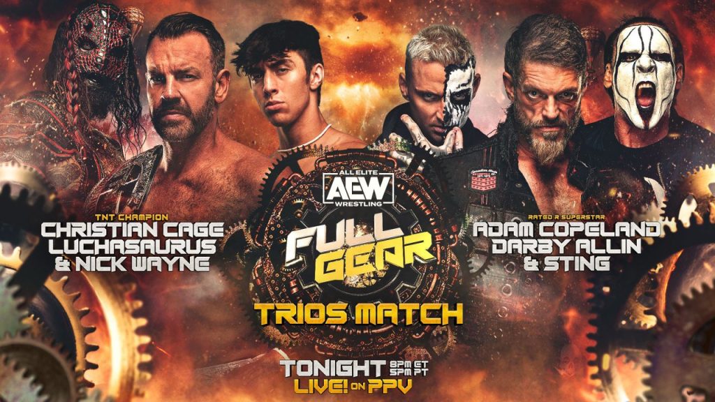 AEW Full Gear Trios Match