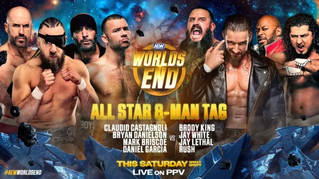 AEW Worlds End All Star 8 Man Tag