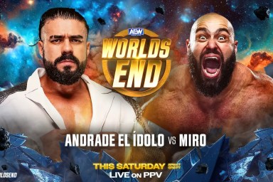 AEW Worlds End Andrade El Idolo Miro