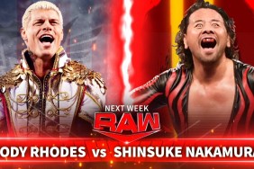 Cody Rhodes Shinsuke Nakamura WWE RAW