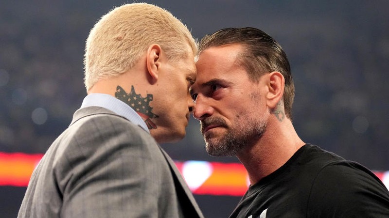 CM Punk Cody Rhodes WWE RAW