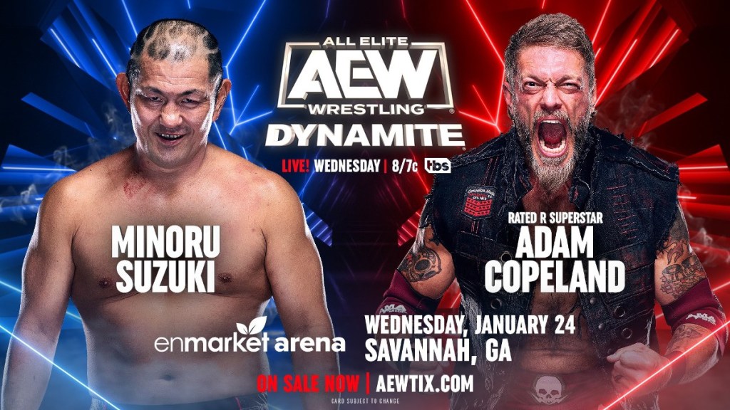 Minoru Suzuki Adam Copeland AEW Dynamite