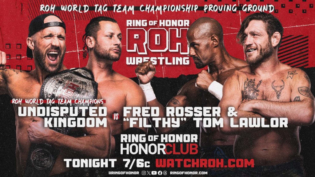 Undisputed Kingdom Fred Rosser Tom Lawlor ROH