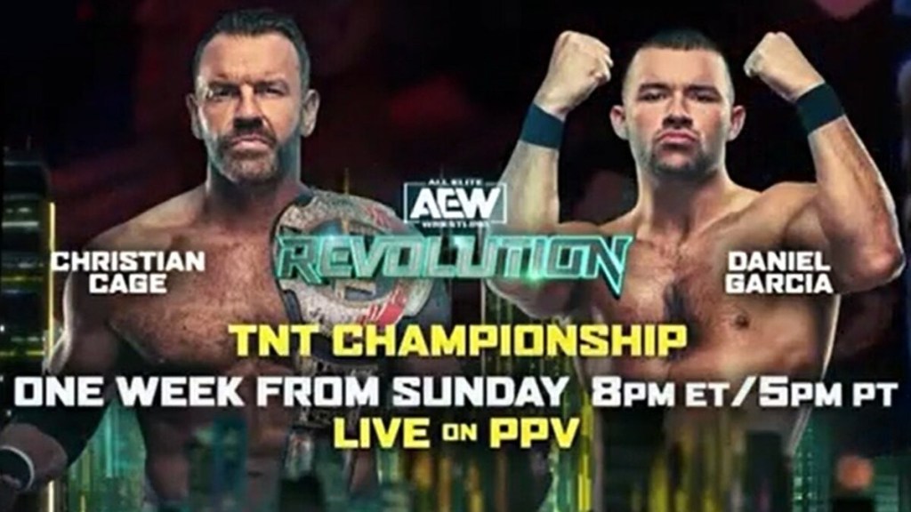 Christian Cage Daniel Garcia AEW Revolution