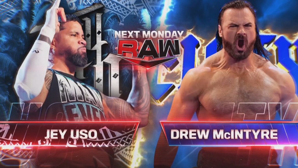 Jey Uso Drew McIntyre WWE RAW