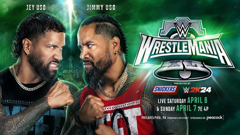 Jey Uso Jimmy Uso WWE WrestleMania 40