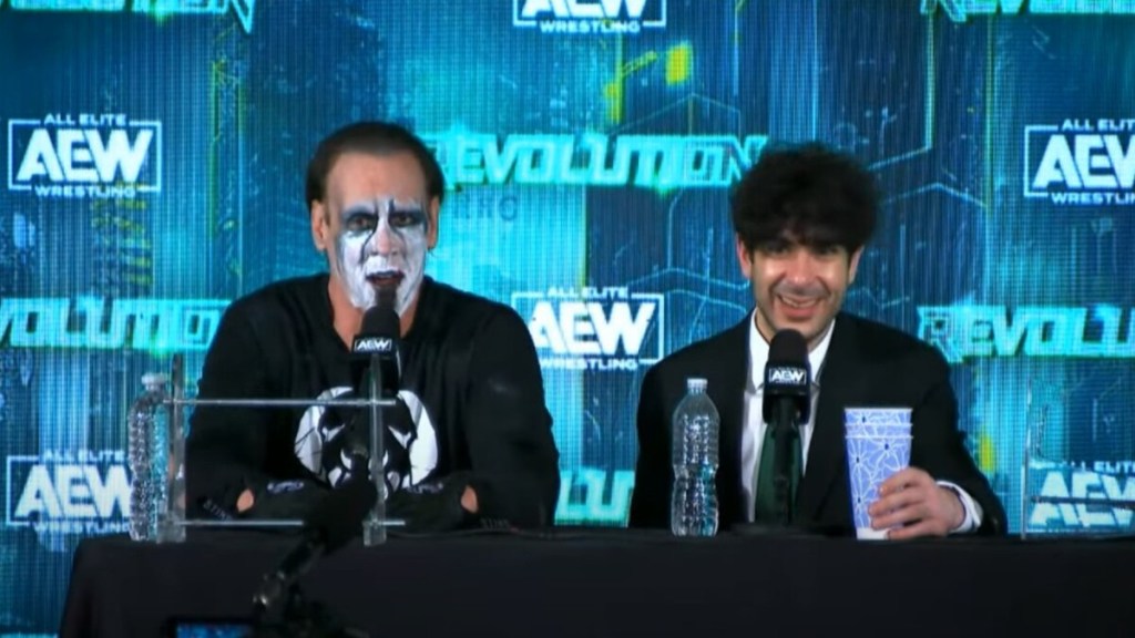 Sting Tony Khan AEW Revolution