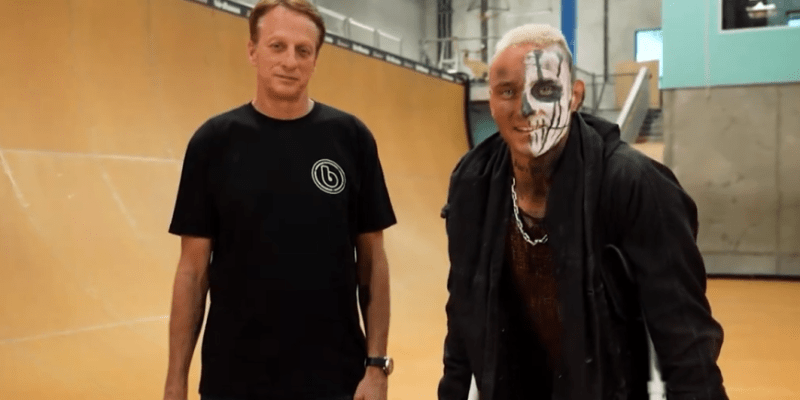 Tony Hawk Darby Allin on AEW Dynamite