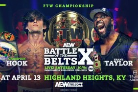 AEW Battle of the Belts X Shane Taylor HOOK