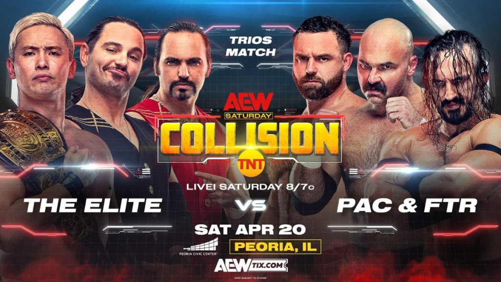 AEW Collision The Elite PAC FTR