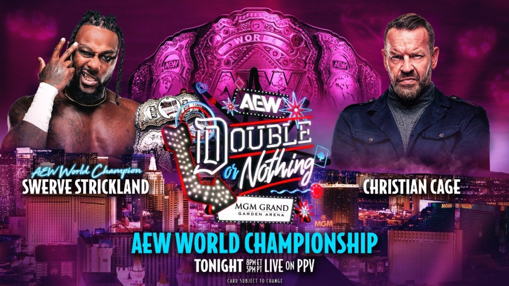 AEW Double or Nothing Swerve Strickland Christian Cage