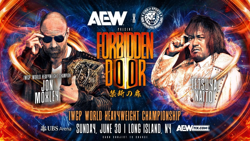 AEW x NJPW Forbidden Door Jon Moxley Tetsuya Naito