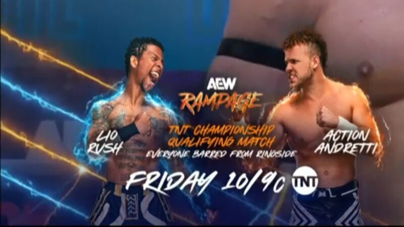 Lio Rush Action Andretti AEW Rampage