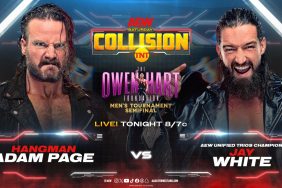 AEW Collision Hangman Page Jay White