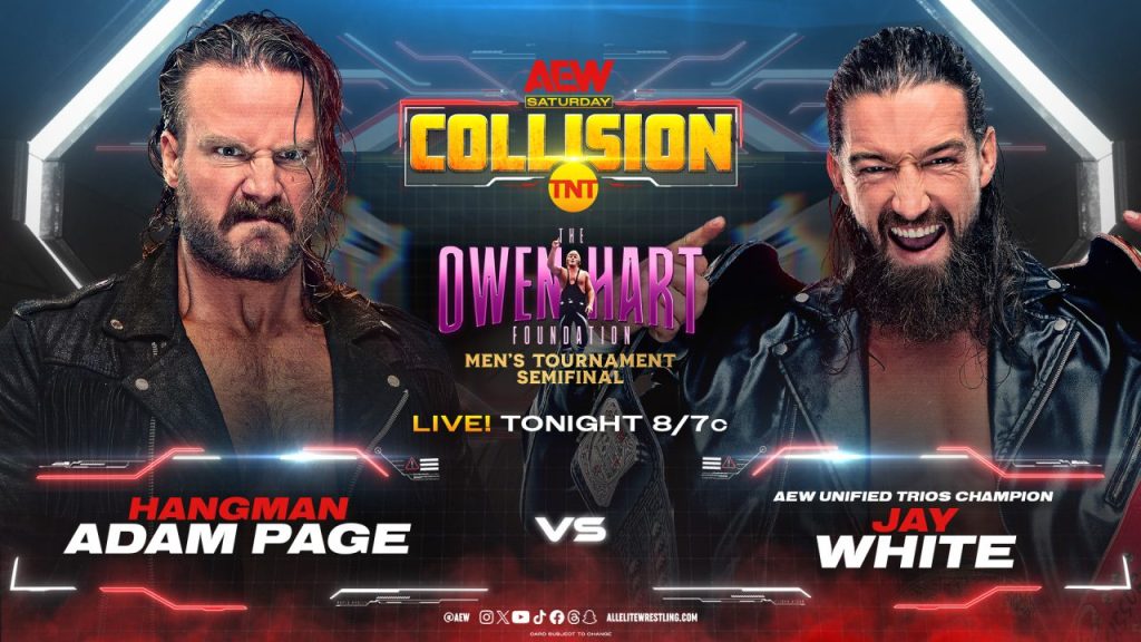 AEW Collision Hangman Page Jay White