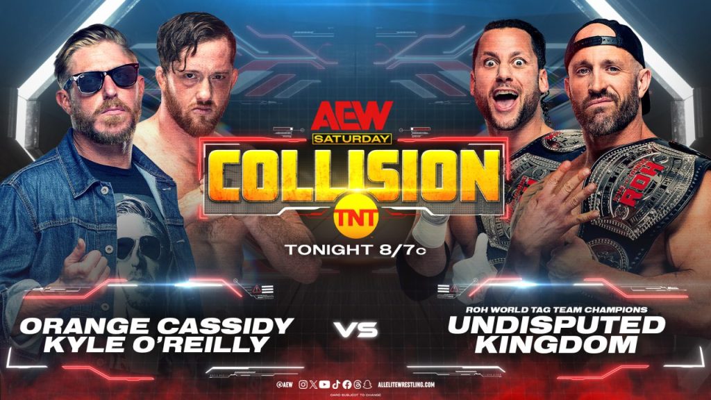 AEW Collision Orange Cassidy Kyle O'Reilly Undisputed Kingdom