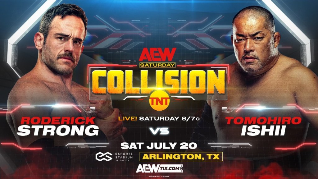 AEW Collision Roderick Strong Tomohiro Ishii