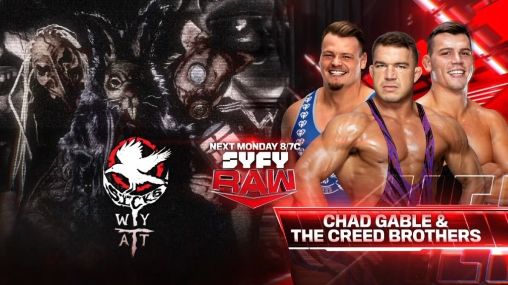 Wyatt Sicks Chad Gable Creed Brothers WWE RAW (1)