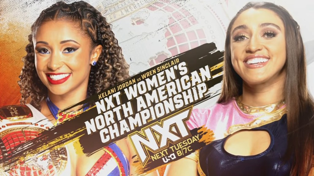 WWE NXT Kelani Jordan Wren Sinclair