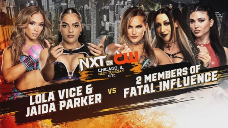 WWE NXT Lola Vice Jaida Parker Fatal Influence