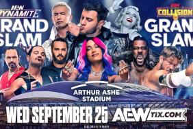 AEW Grand Slam Adds Lumberjack Strap Match, Tornado Trios Match & More, Updated Card