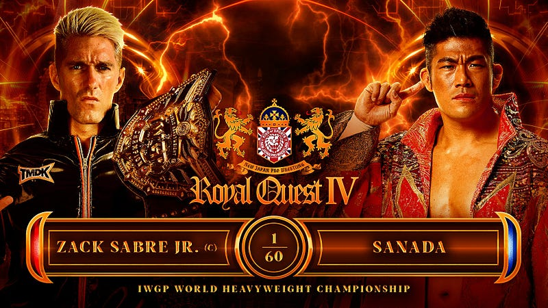 NJPW Royal Quest IV Zack Sabre Jr SANADA