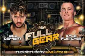 AEW Full Gear Will Ospreay Kyle Fletcher