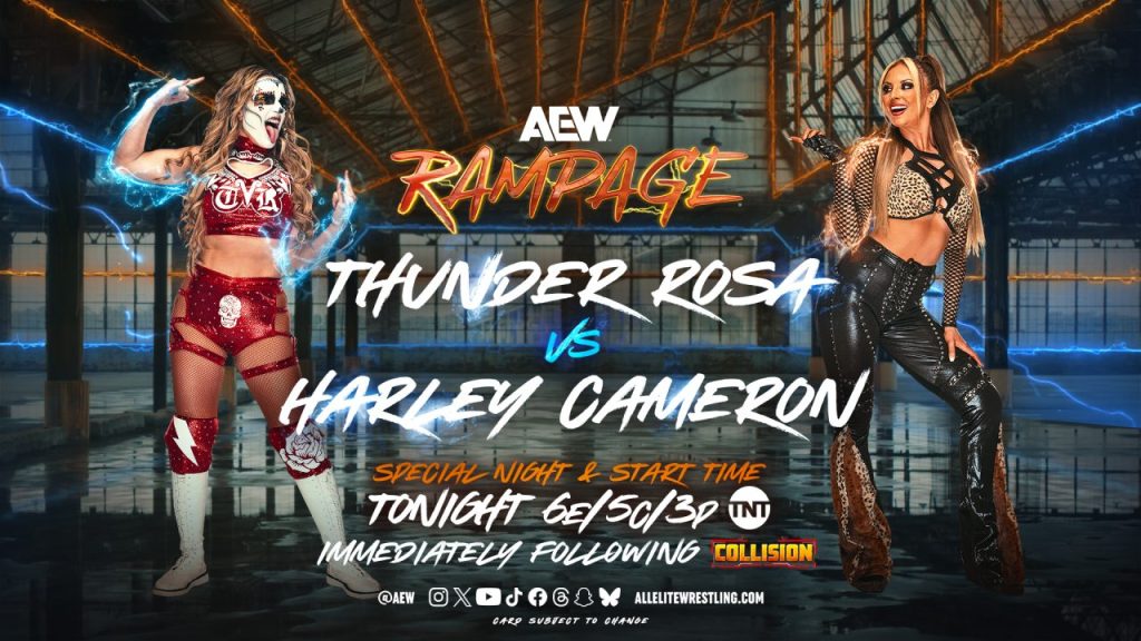 AEW Rampage Thunder Rosa Harley Cameron