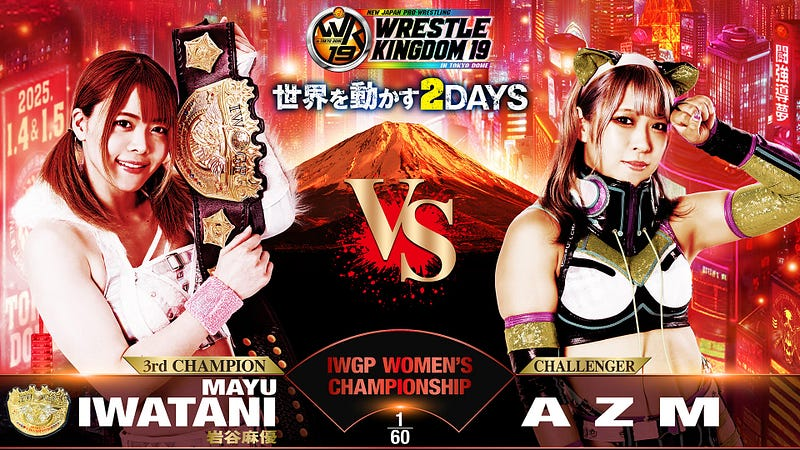 Mayu Iwatani AZM NJPW STARDOM Wrestle Kingdom