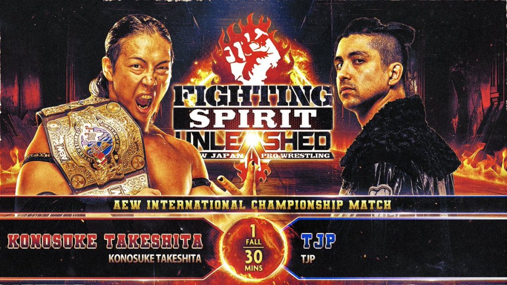 NJPW Fighting Spirit Unleashed Konosuke Takeshita TJP