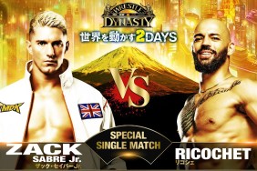 NJPW Wrestle Dynasty Zack Sabre Jr Ricochet