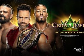 WWE Crown Jewel LA Knight Andrade Carmelo Hayes