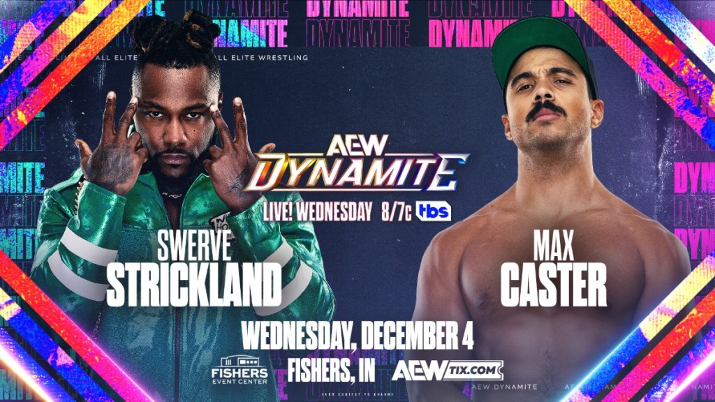 AEW Dynamite Swerve Strickland Max Caster