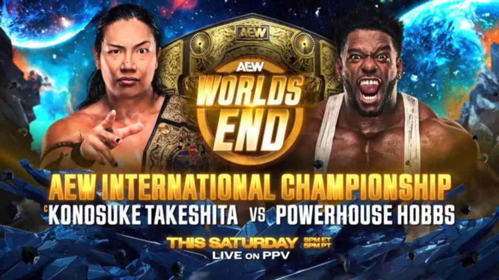 AEW Worlds End Konosuke Takeshita Powerhouse Hobbs