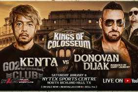 MLW Kings of Colosseum KENTA Donovan Dijak