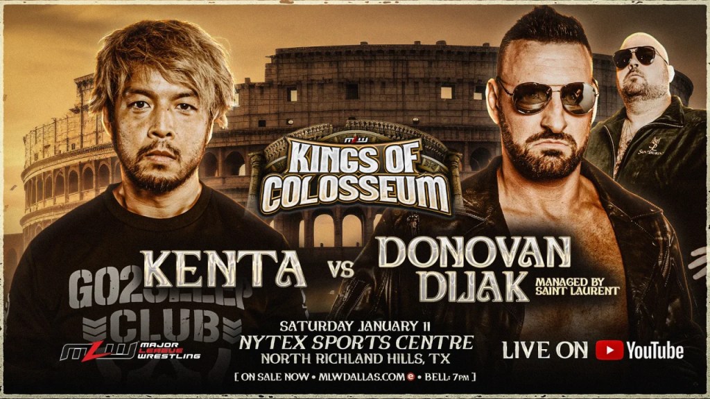 MLW Kings of Colosseum KENTA Donovan Dijak