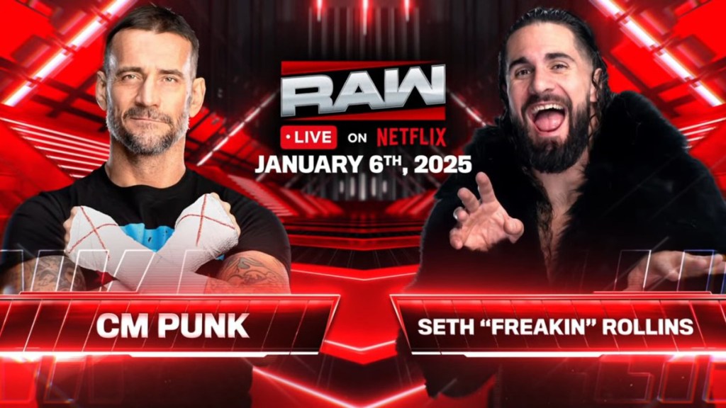 Seth Rollins CM Punk WWE RAW