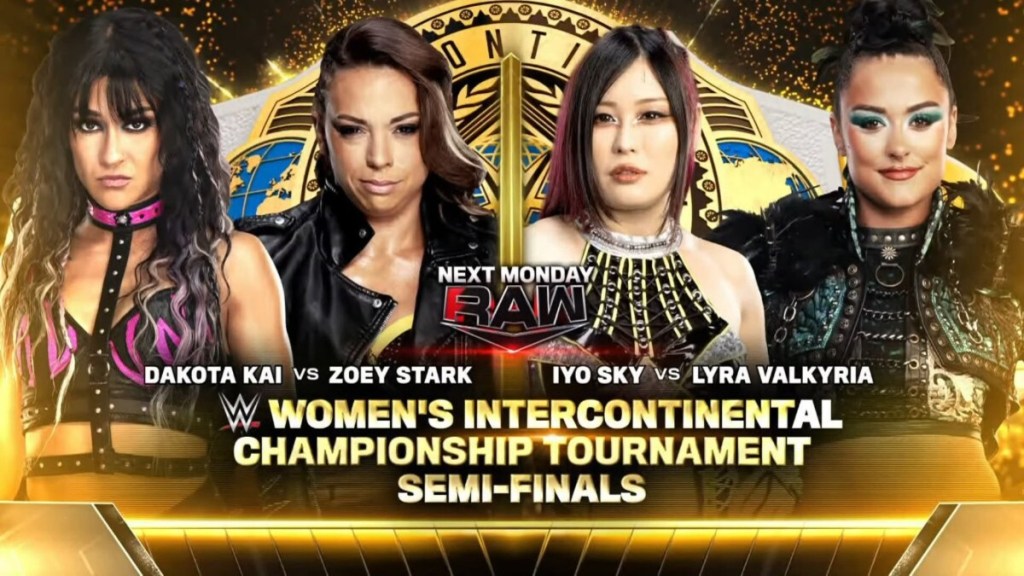 WWE Women's Intercontinental Championship Tournament WWE RAW