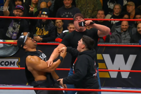 Big Boom AJ, Big Justice, & Anthony Bowens Scissor On AEW Collision