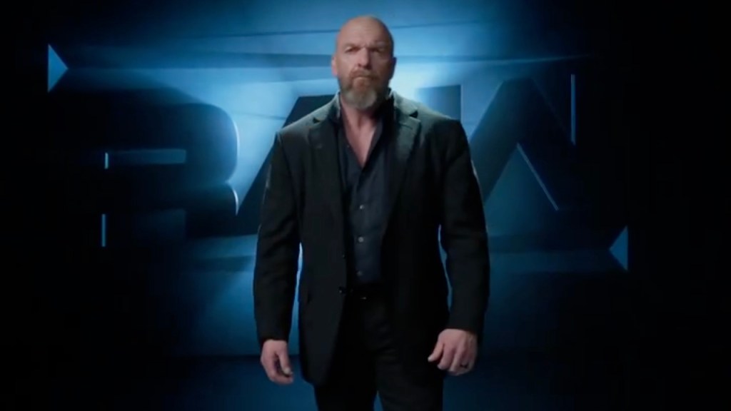 Triple H WWE RAW on Netflix logo