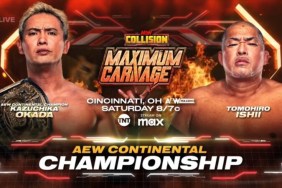 AEW Collision Kazuchika Okada Tomohiro Ishii