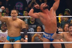 Vinny Pacifico Eli Theseus and Gabriel Aeros AEW Dynamite