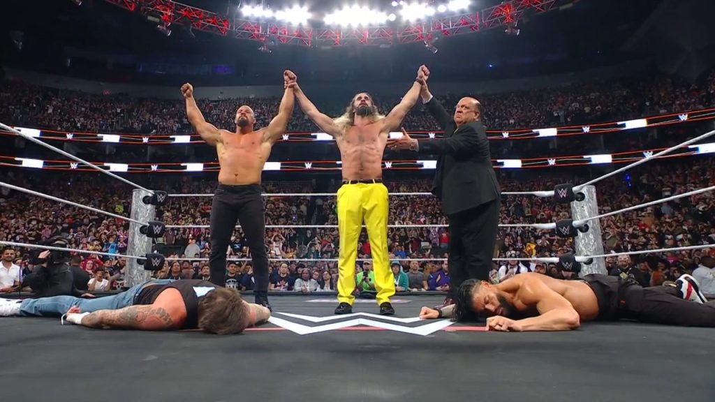 Paul Heyman Seth Rollins Bron Breakker WWE RAW
